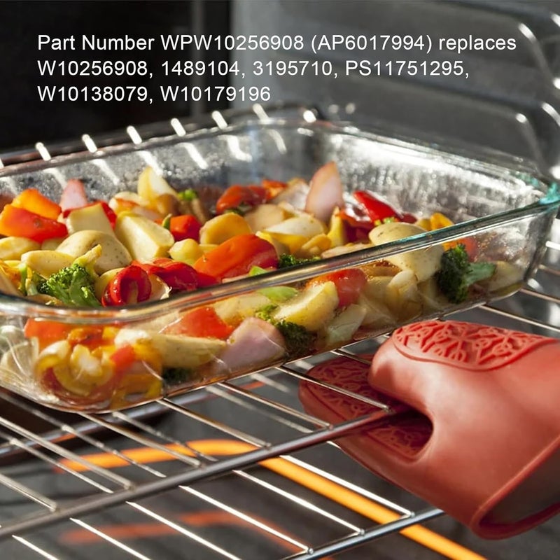 IHOUMEX W10256908 Oven Rack 23.92 x 15.7'' Replace AP4411894, 3195710, W10138079, W10179196, Oven Racks Replacement Compatible with Whirlpool Range Oven Stove Jenn-Air Range Stove 304 Stainless Steel (2 Pack) - Image 4